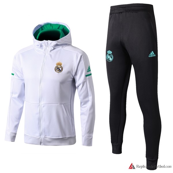 Chandal Real Madrid 2017-2018 Verde Blanco Negro